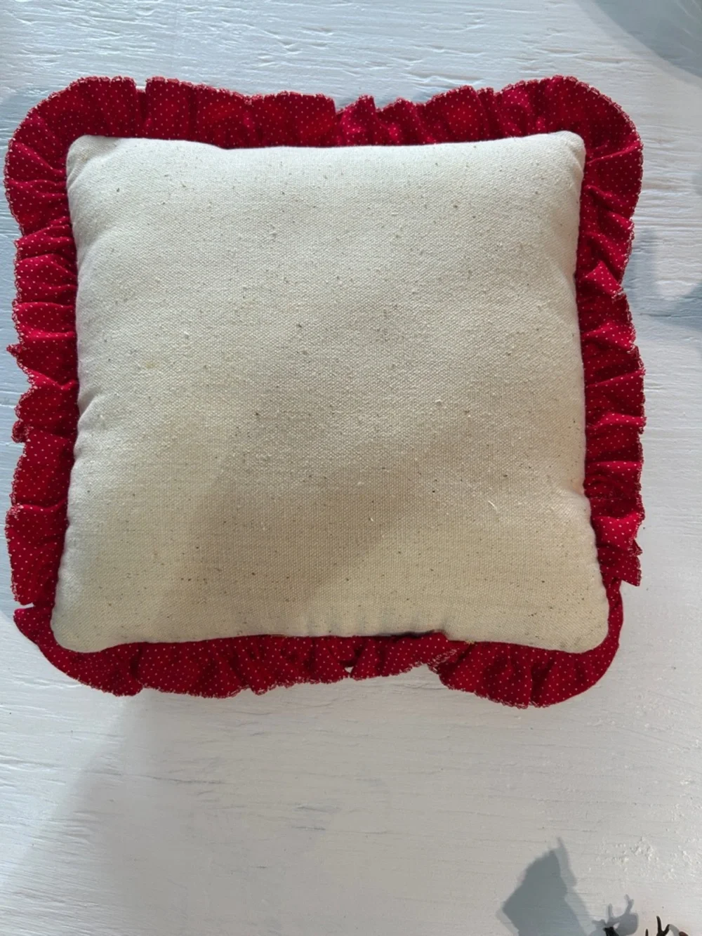 Vintage Christmas Goose Plaid Decorative Pillow - Red & Green